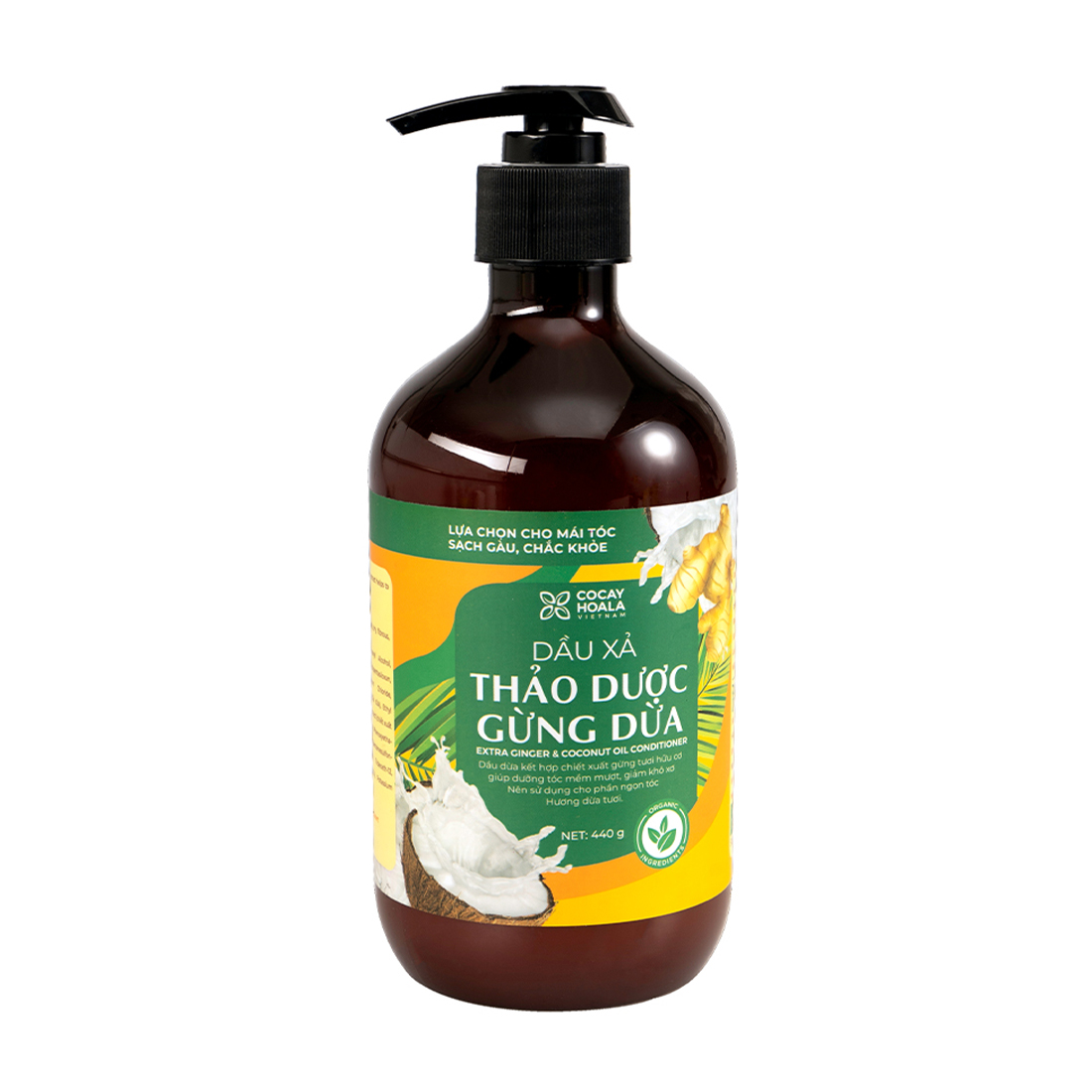 Dầu xả gừng dừa Cocayhoala 440g