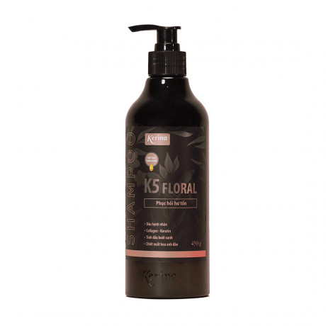 Dầu gội Kerina K5 Floral Shampoo (Chai 450g)