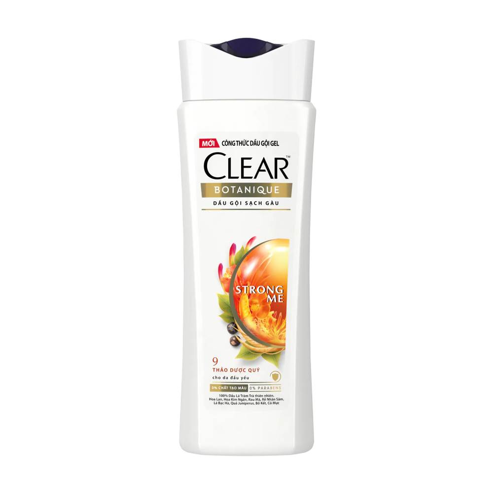 Dầu gội thảo dược Clear sạch gàu cho da đầu yếu (340g)