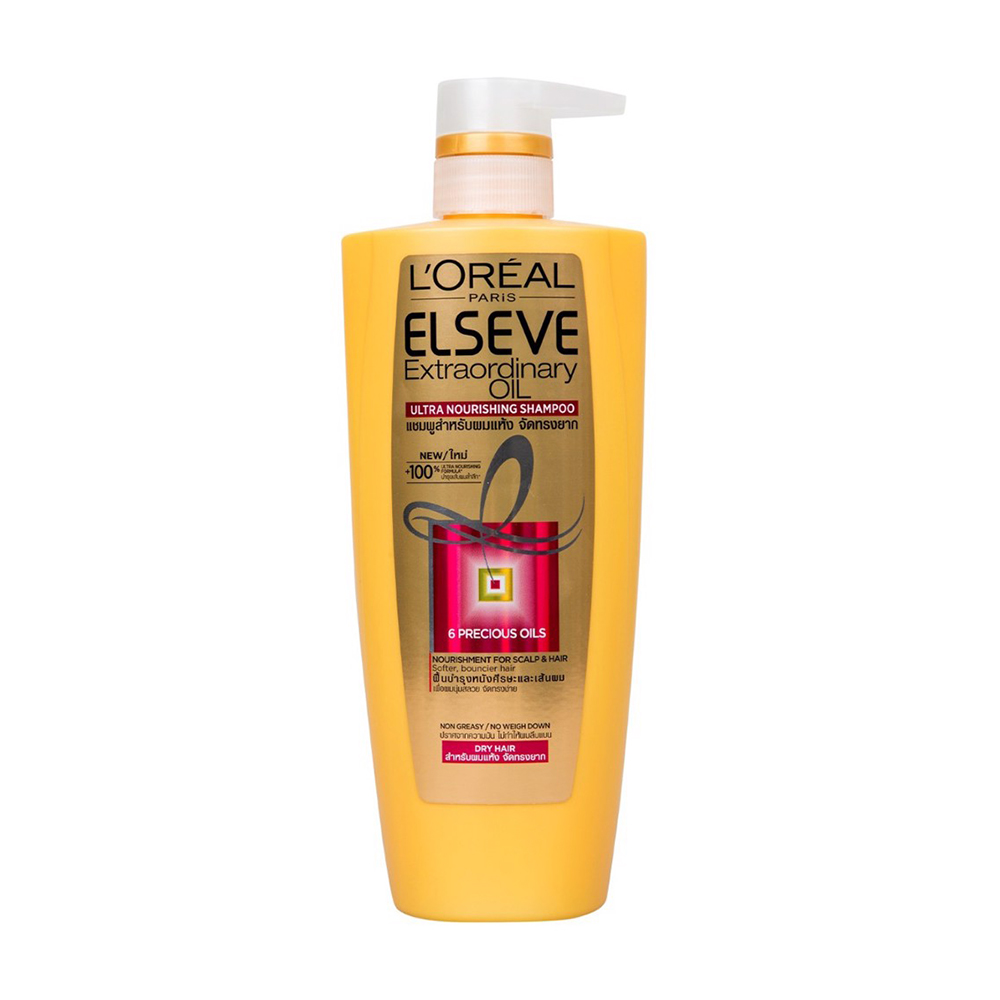 Dầu gội chiết xuất tinh dầu hoa L'oreal Paris (Chai 620ml)
