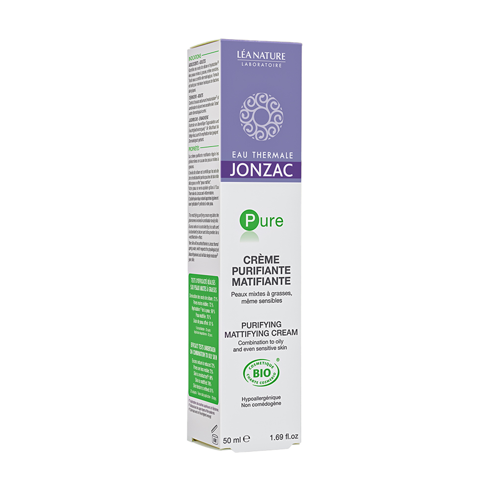 Kem dưỡng EAU THERMALE JONZAC Pure Purifying Mattifying Cream giúp dưỡng ẩm, làm dịu da (50ml)