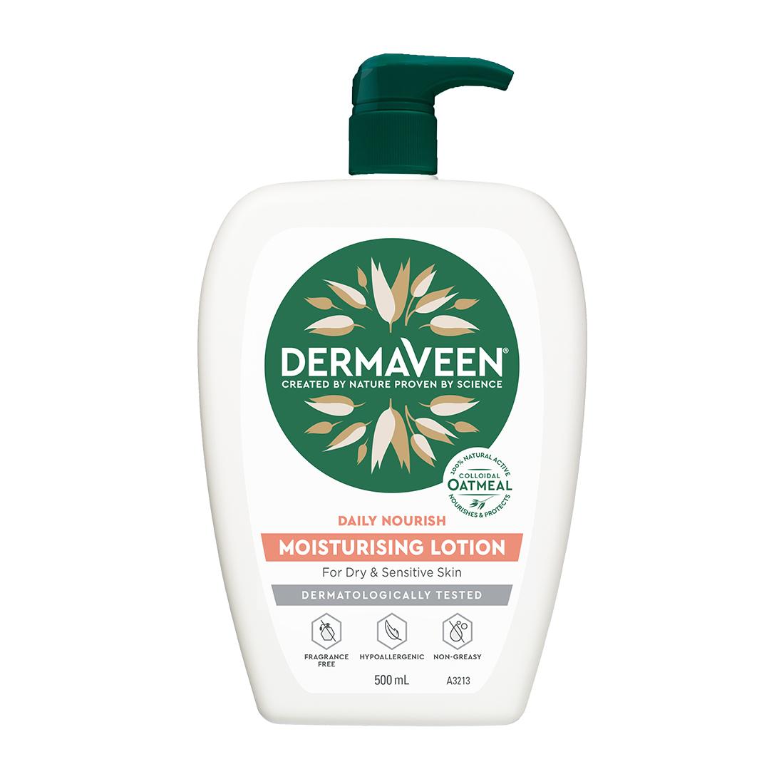 Lotion dưỡng ẩm DERMAVEEN  Daily Nourish Moisturising Lotion (Chai 500ml)