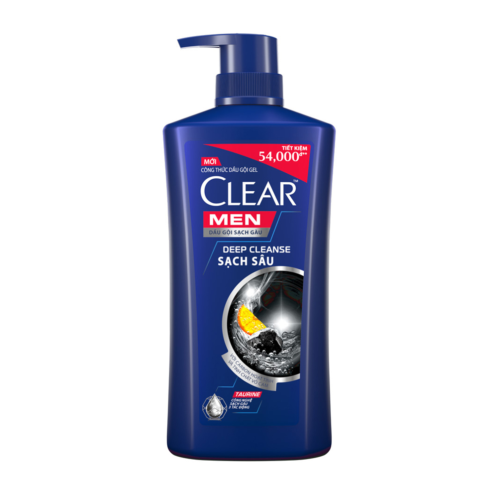Dầu gội sạch sâu Clear Men 630g