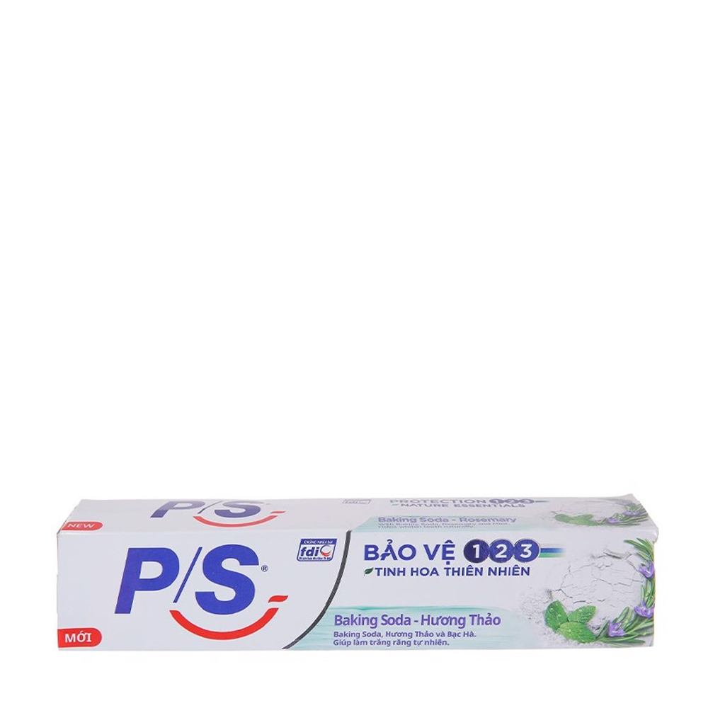 Kem đánh răng baking soda và hương thảo P/S (Tuýp 230g)