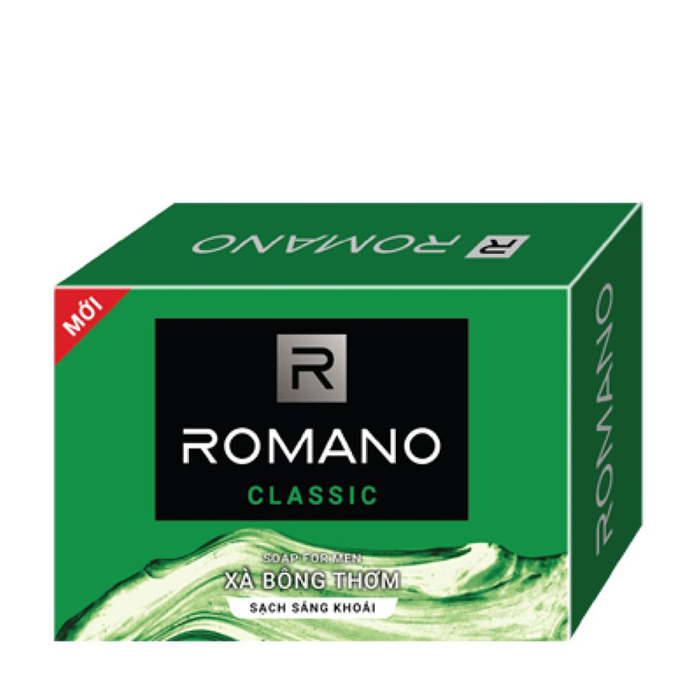 Xà bông thơm sạch khuẩn Romano Classic Anti-Bacterial Soap (Hộp 90g)