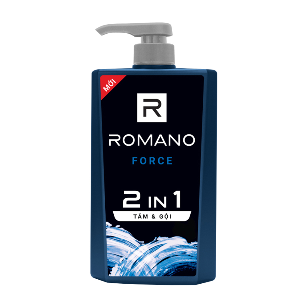 Tắm gội Romano Force (Chai 650g)