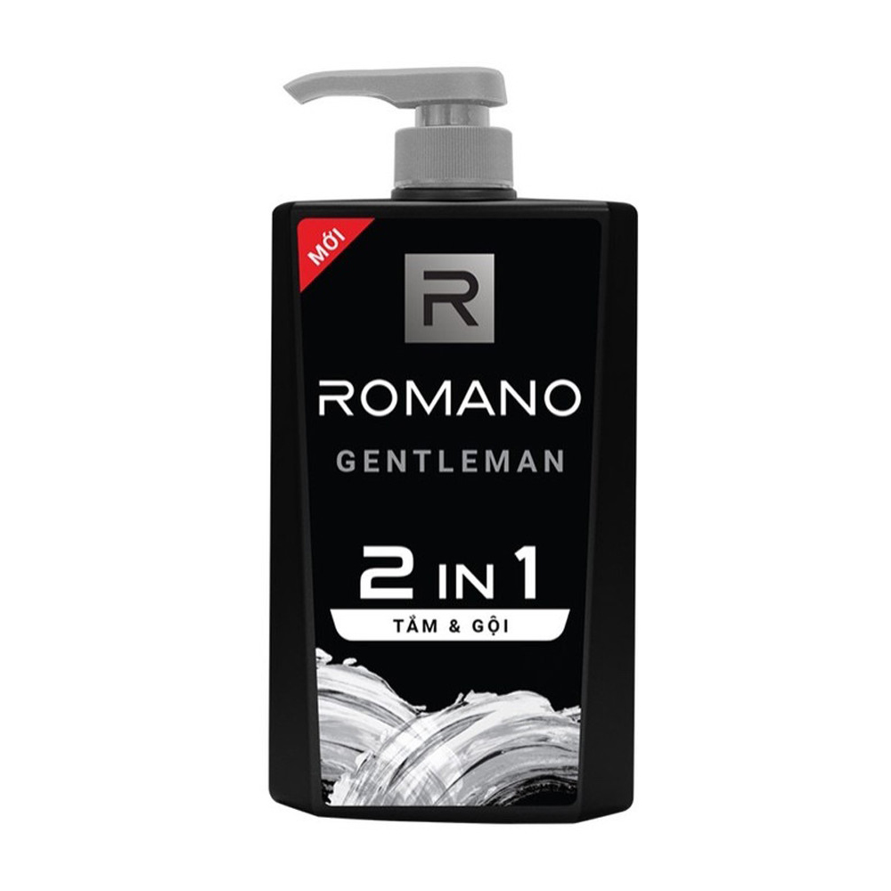 Tắm gội 2 in 1 Romano gentleman 650g