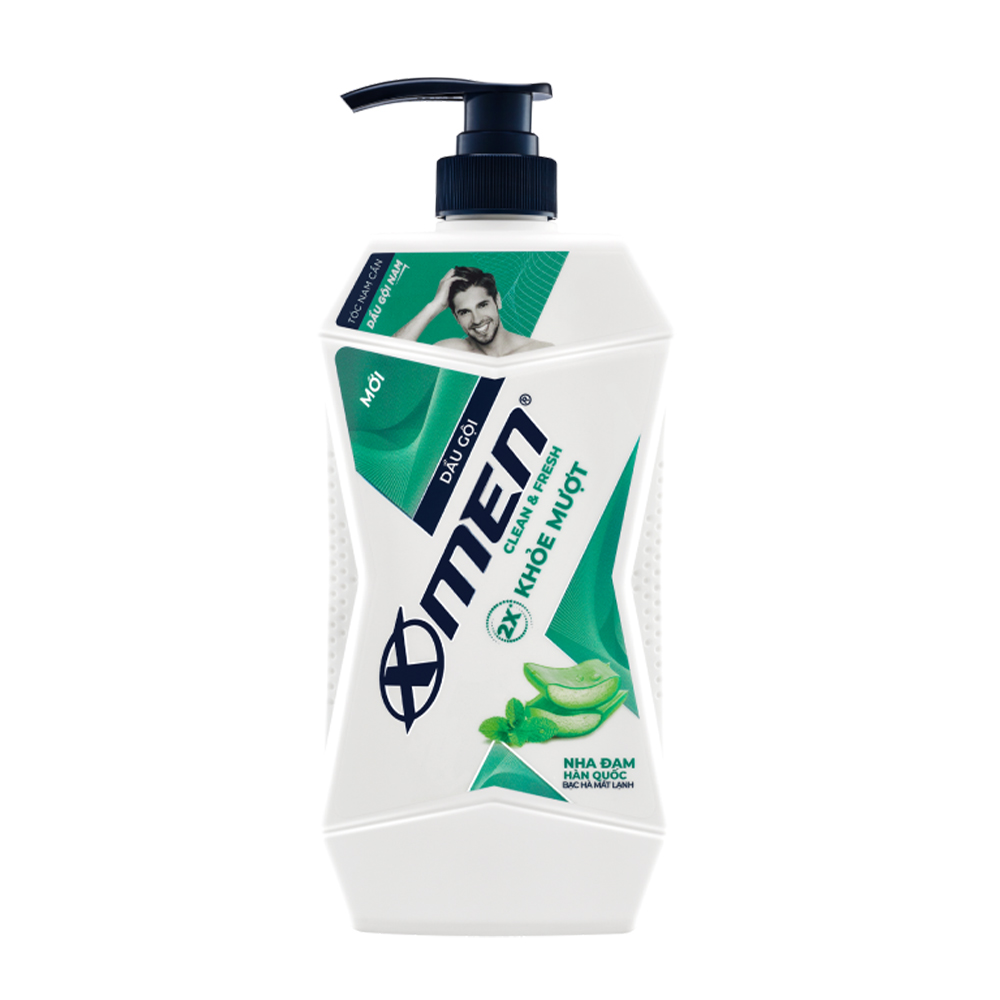 Dầu gội X-men Clean & Fresh 2X khỏe mượt (Chai 630g)