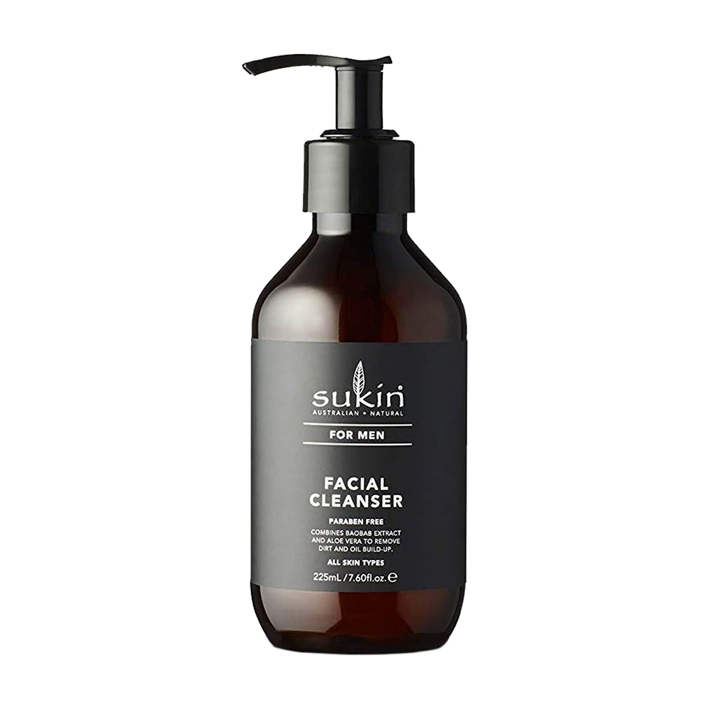 Sữa rửa mặt dành cho nam Sukin For Men Facial Cleanser (Chai 225ml)