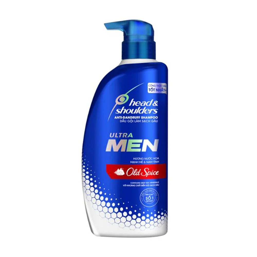 Dầu gội nam Head & Shoulders Anti Dandruff Shampoo Ultra Men Old Spice (Chai 650ml)