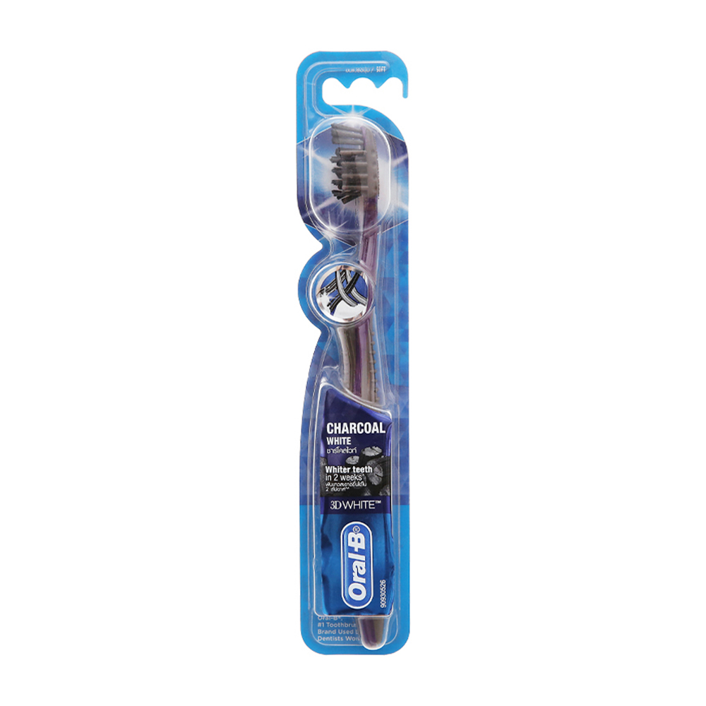 Bàn chải đánh răng chiết xuất than hoạt tính Oral-B (Bộ 1 cây)