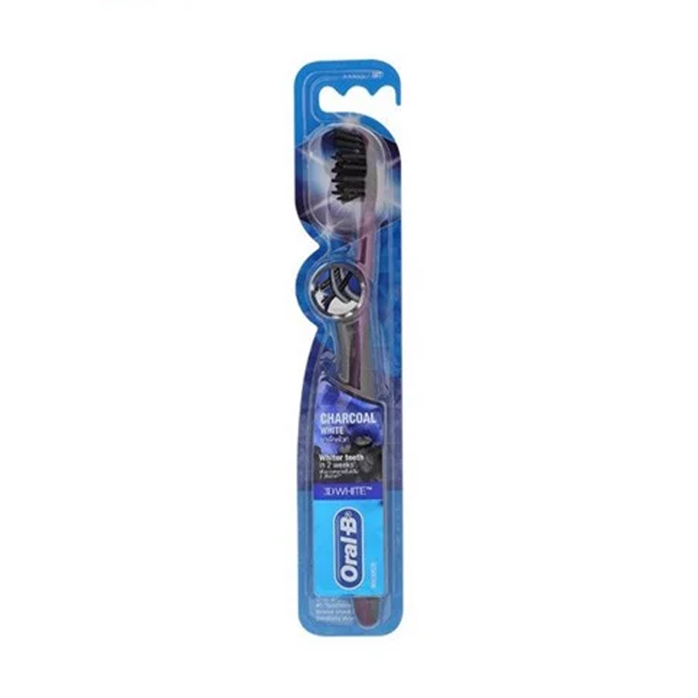 Bàn chải đánh răng chiết xuất than hoạt tính Oral-B (Bộ 3 cây)