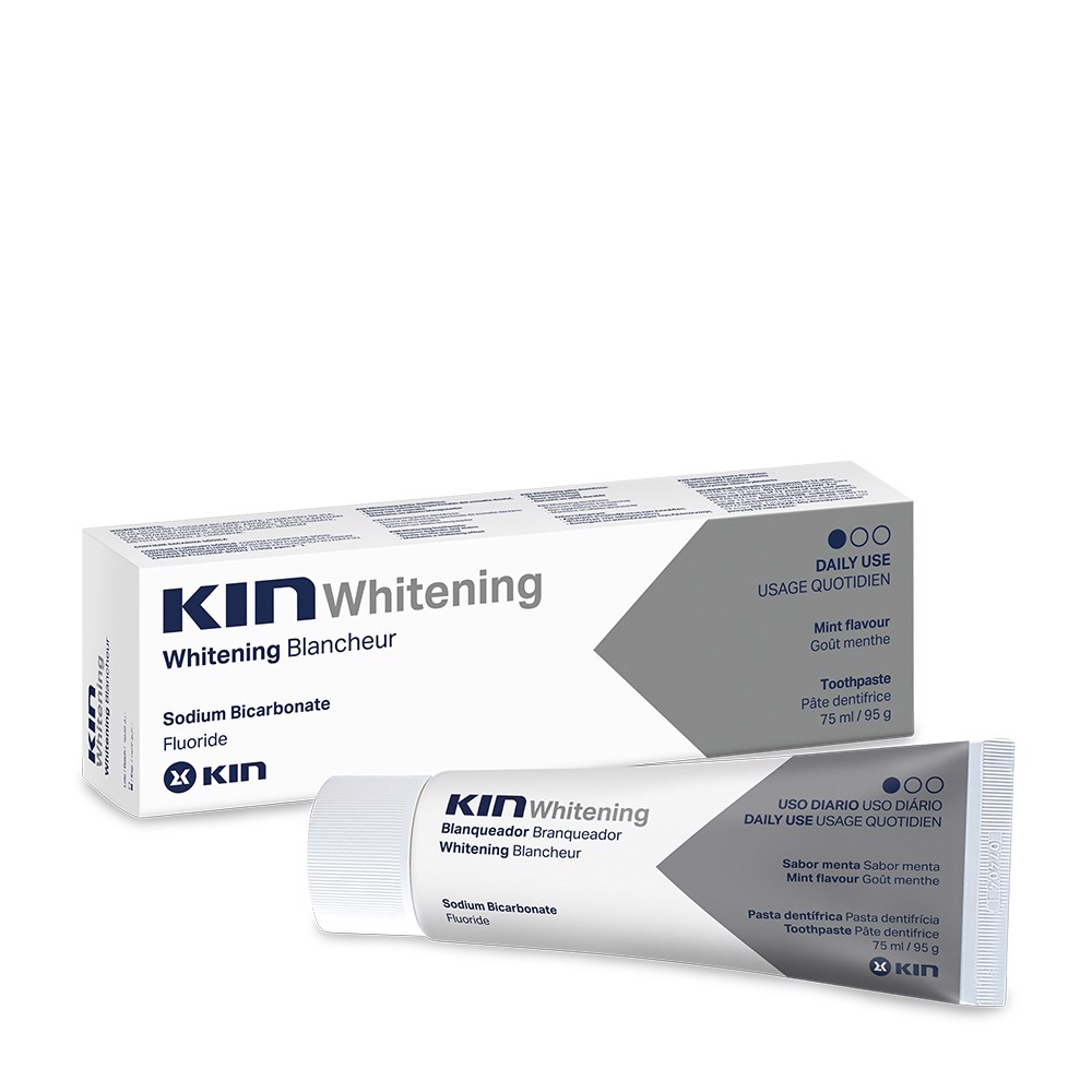 Kem đánh răng làm trắng răng Kin Whitening (Tuýp 75ml)