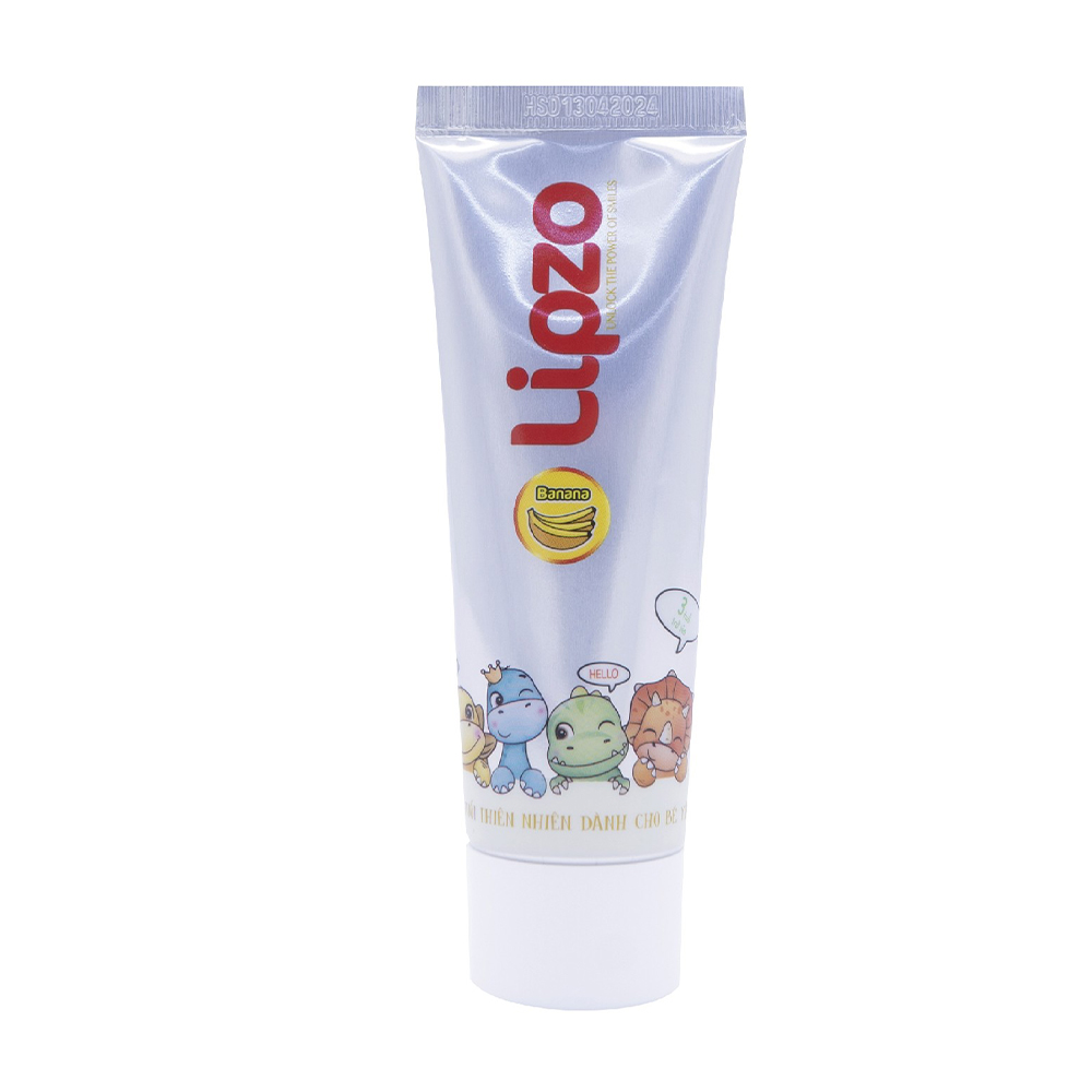 Kem đánh răng trẻ em vị chuối Lipzo (75g)