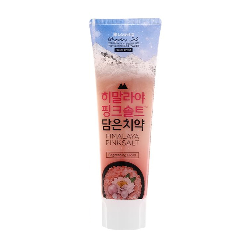 Kem đánh răng muối hồng trắng răng Bamboo Himalaya 100g
