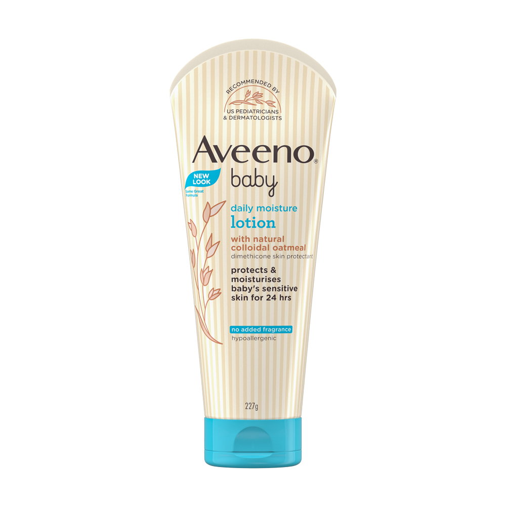 Kem dưỡng da cho da thường Aveeno Baby Daily Moisture Lotion (Tuýp 227g)