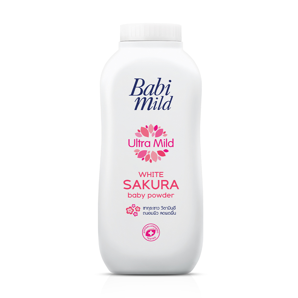 Phấn thơm trẻ em Sakura Babi Mild (Chai 160g)