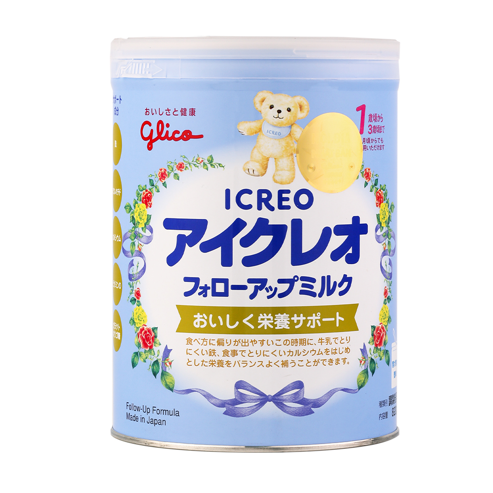 Sản phẩm dinh dưỡng cho trẻ 9-36 tháng Glico Icreo Số 1 (Hộp 820g)