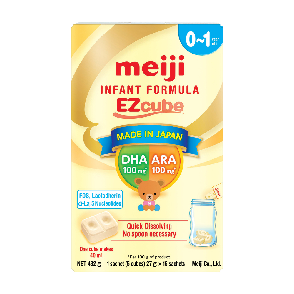 Meiji Infant SPDD Cho Tre (0-12 Thang) Hop 432g (28g*16 Thanh)