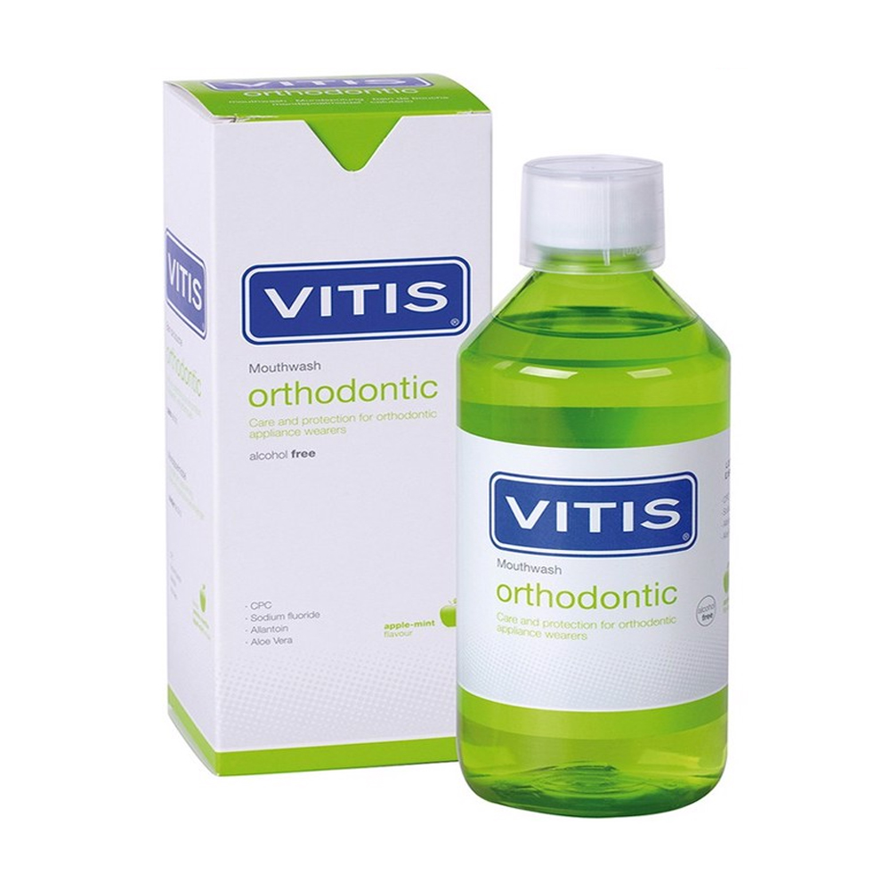 Nước súc miệng dành cho răng chỉnh nha Dentaid Vitis Orthodontic (Chai 150ml)