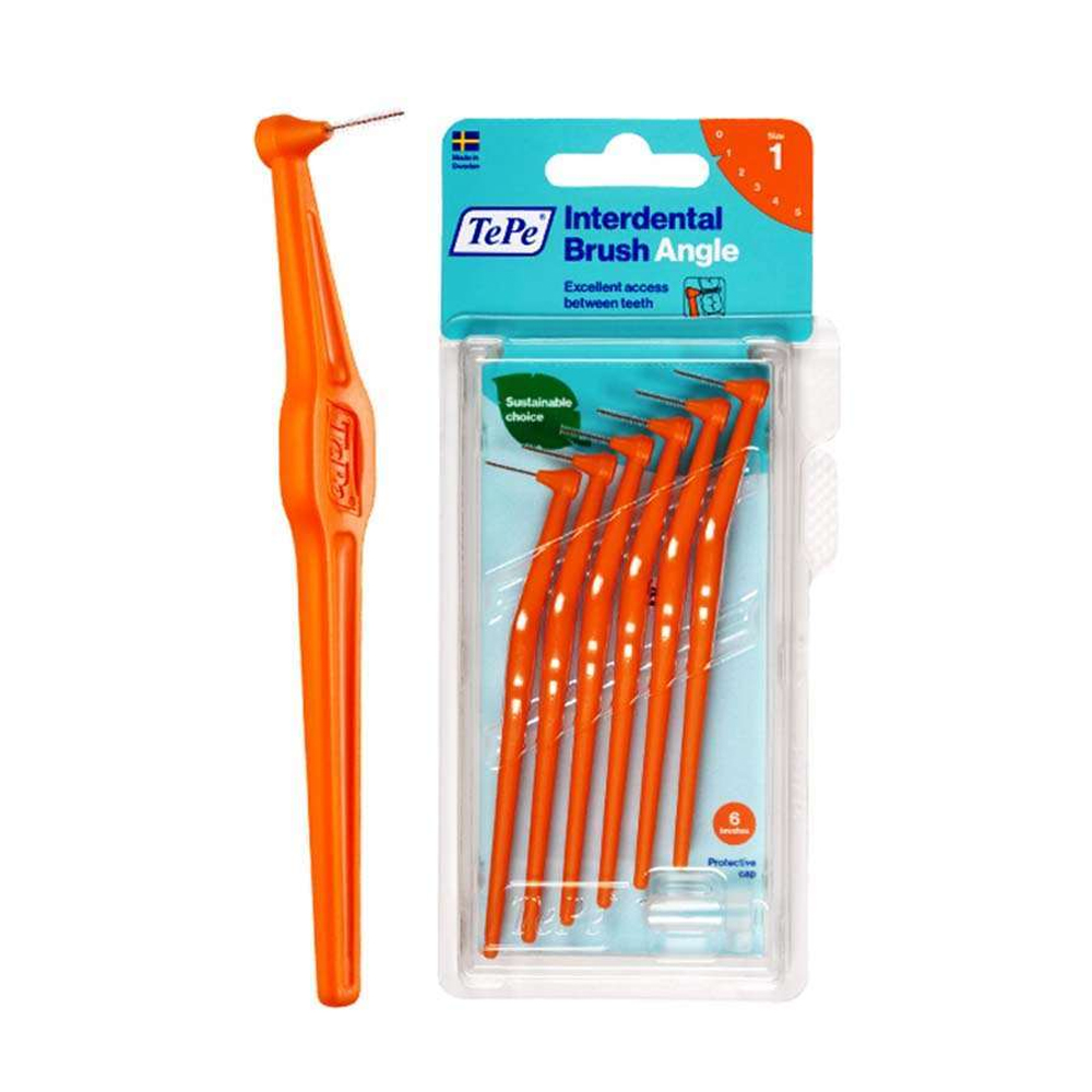 Tepe Cay Chai Ke Rang Angle Orange Blister 0.45 mm (6 Cai/Vi=Goi)