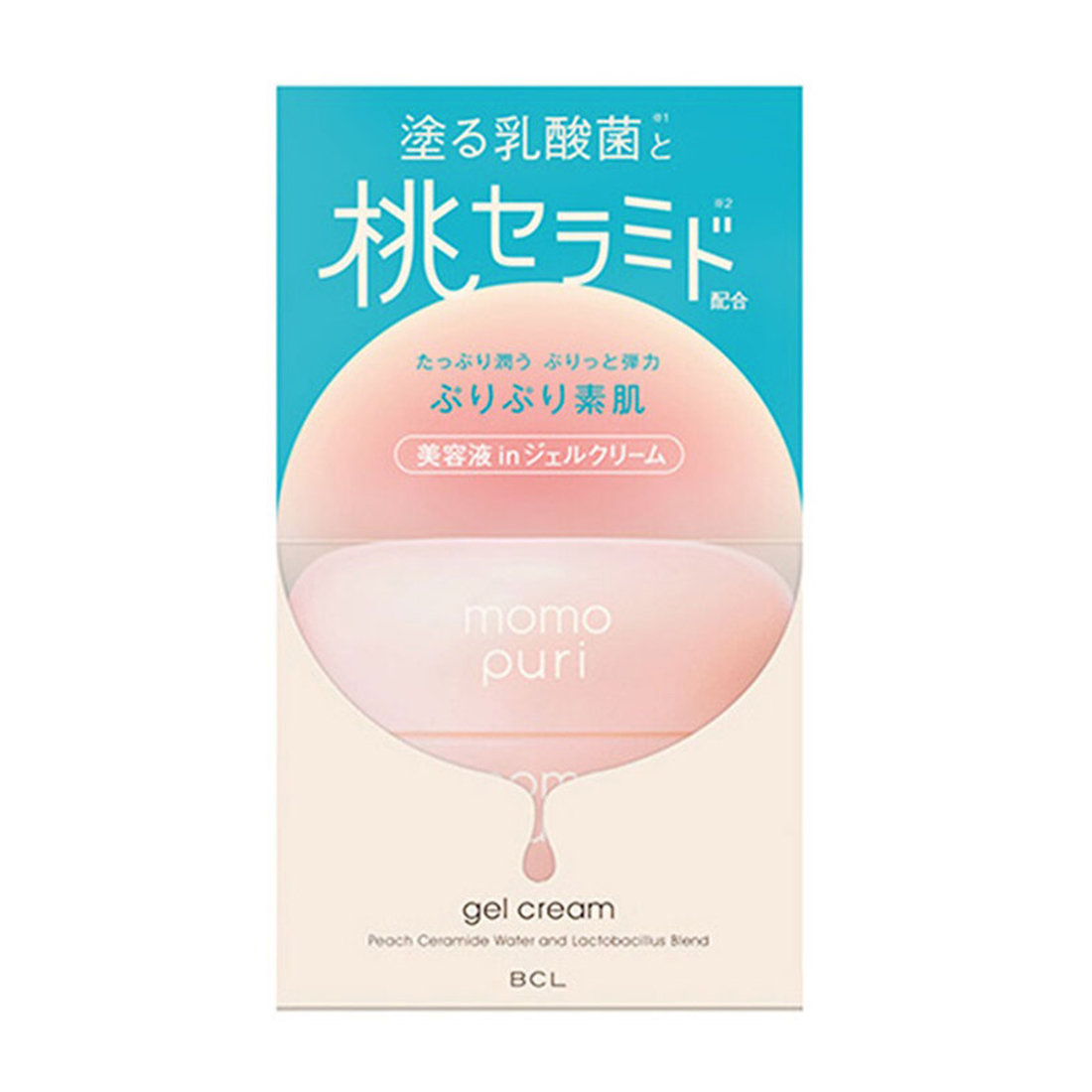 Kem Gel dưỡng da khoẻ mịn Ceramide quả đào Momo Puri Gel Cream (80g)