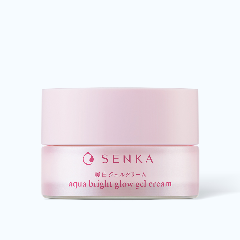 Senka  Kem Duong Trang Da Ban Dem White Beauty Glow Gel 50g