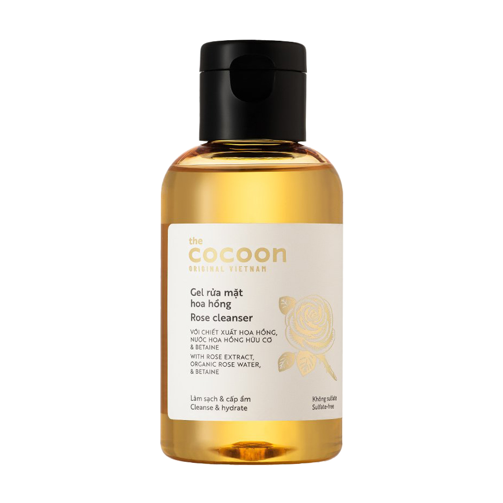 Gel rửa mặt hoa hồng Cocoon (140ml)