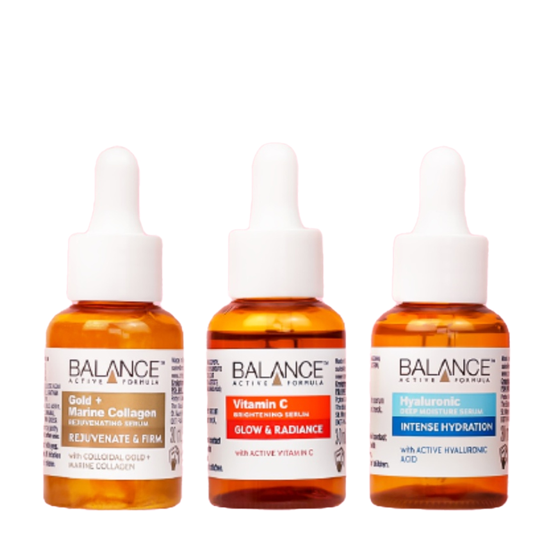 Bộ sản phẩm Balance Active Formula The Mighty Three Serum (3 chai x 30ml)