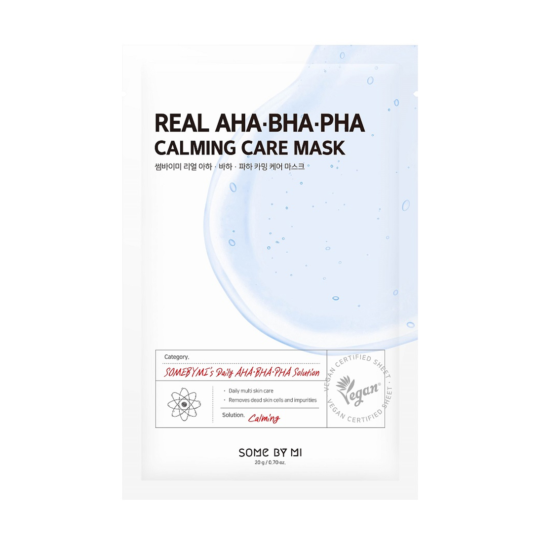 Mặt nạ Giấy Some By Mi Real AHA-BHA-PHA Calming Care Mask (23ml)