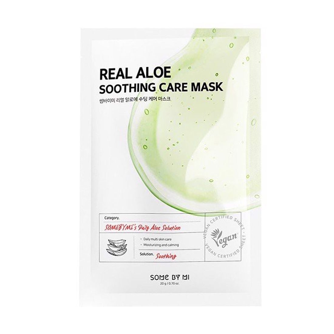 Mặt nạ giấy Some By Mi Real Aloe Soothing Care Mask (20g)