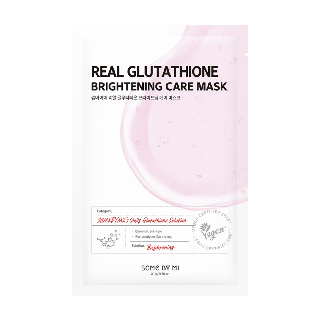 Mặt nạ giấy Some By Mi Real Glutathione Britening Care Mask (Miếng 20g)