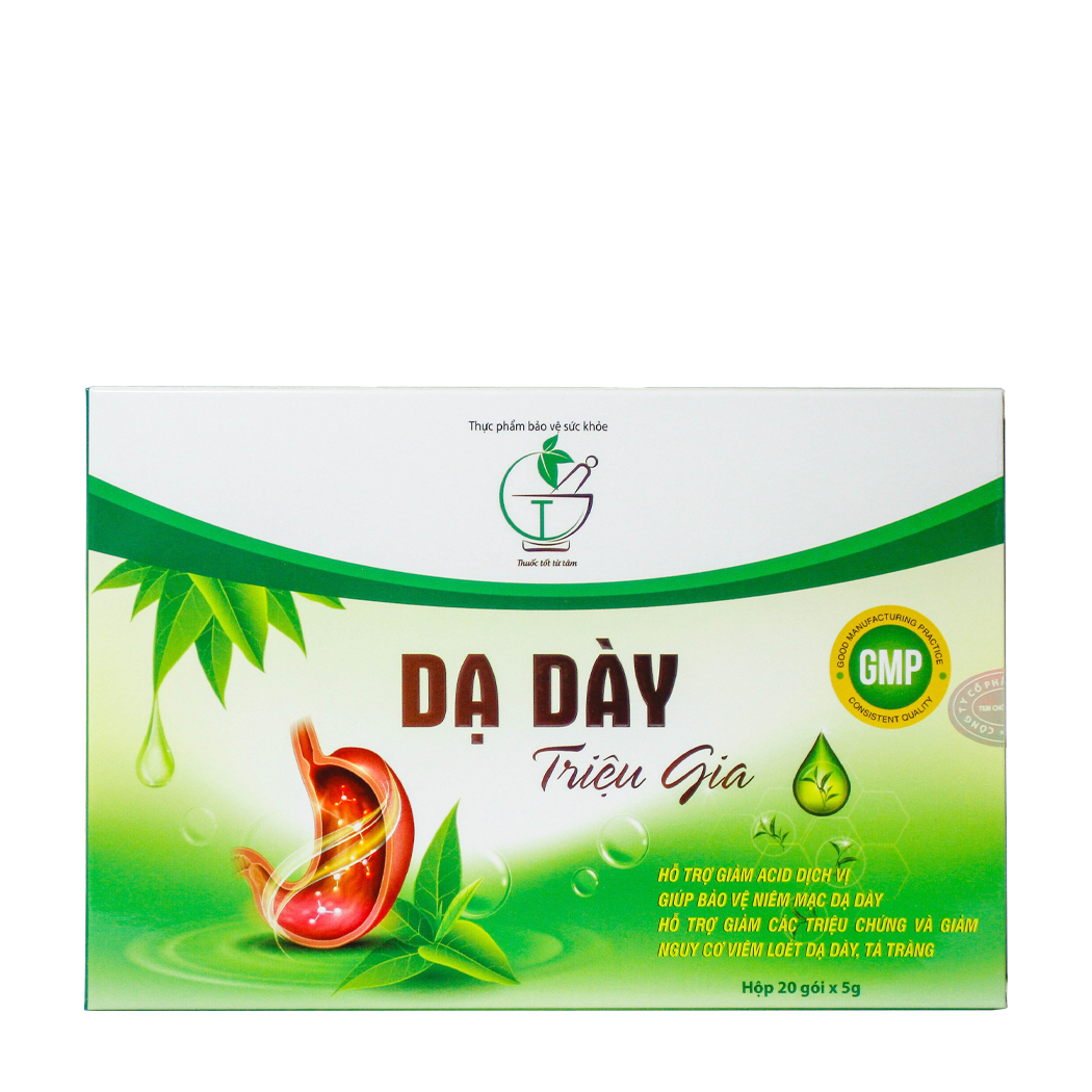 Thực phẩm bảo vệ sức khoẻ hỗ trợ dạ dày Triệu Gia (Hộp 20 gói)