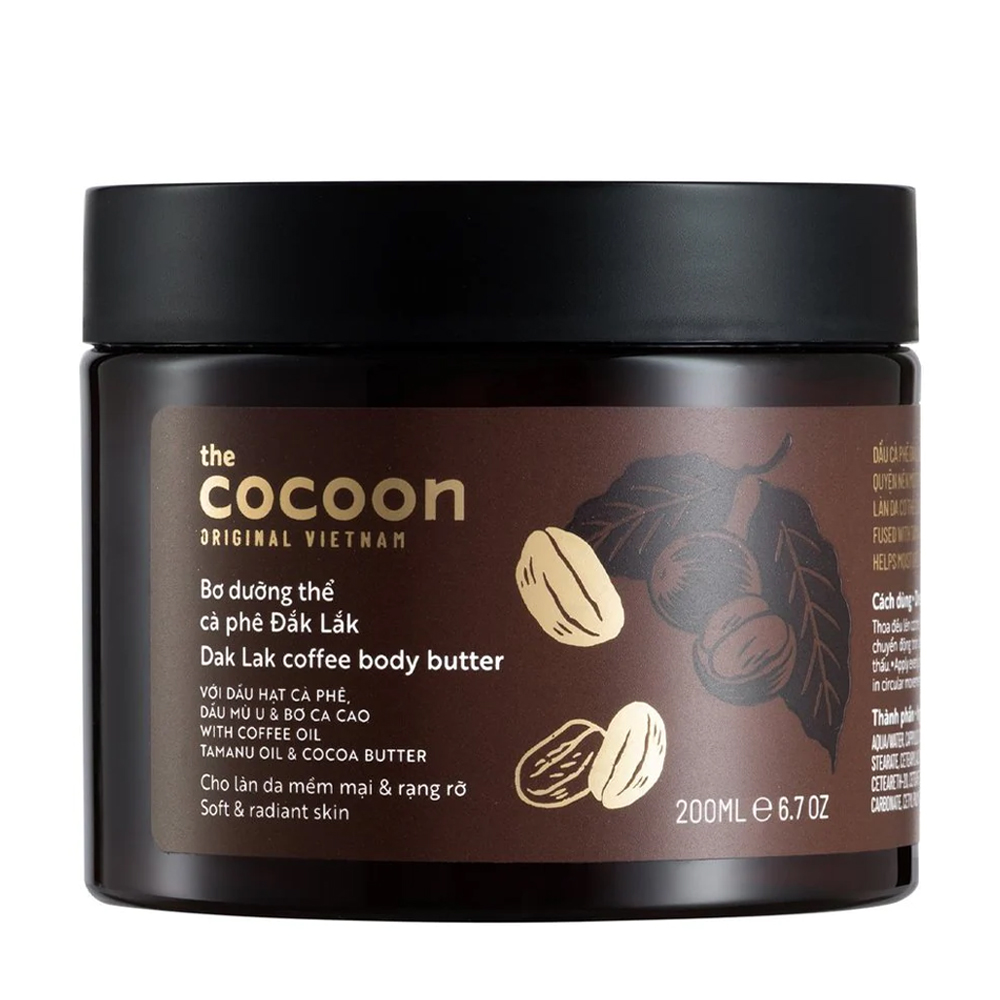 Bơ Dưỡng Thể Cocoon Chiết Xuất Cà Phê Đắk Lắk 200ml