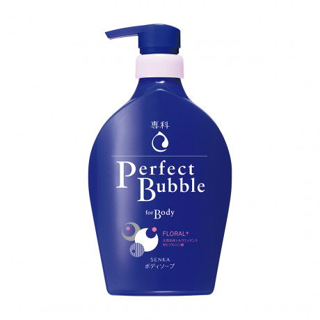 Sữa tắm dưỡng ẩm hương hoa hồng, hoa nhài Senka Perfect Whip for Body (Chai 500ml)