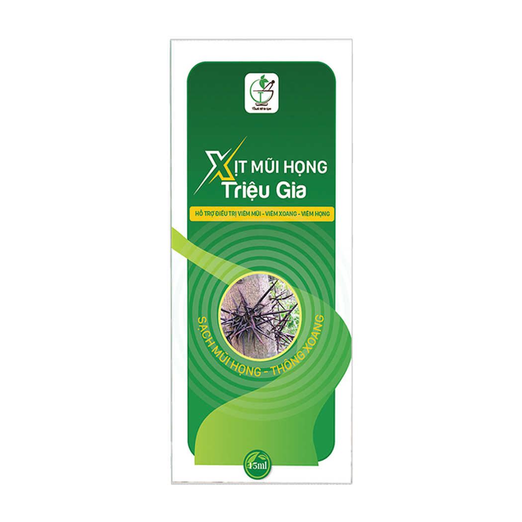 Thực phẩm bảo vệ sức khoẻ xịt mũi họng Triệu Gia (Chai 15 ml)