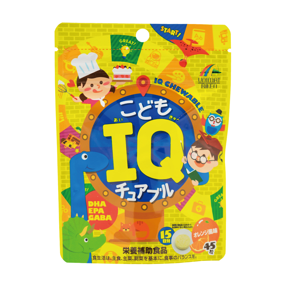 Kẹo nhai IQ Chewable Unimat Riken (45 viên)