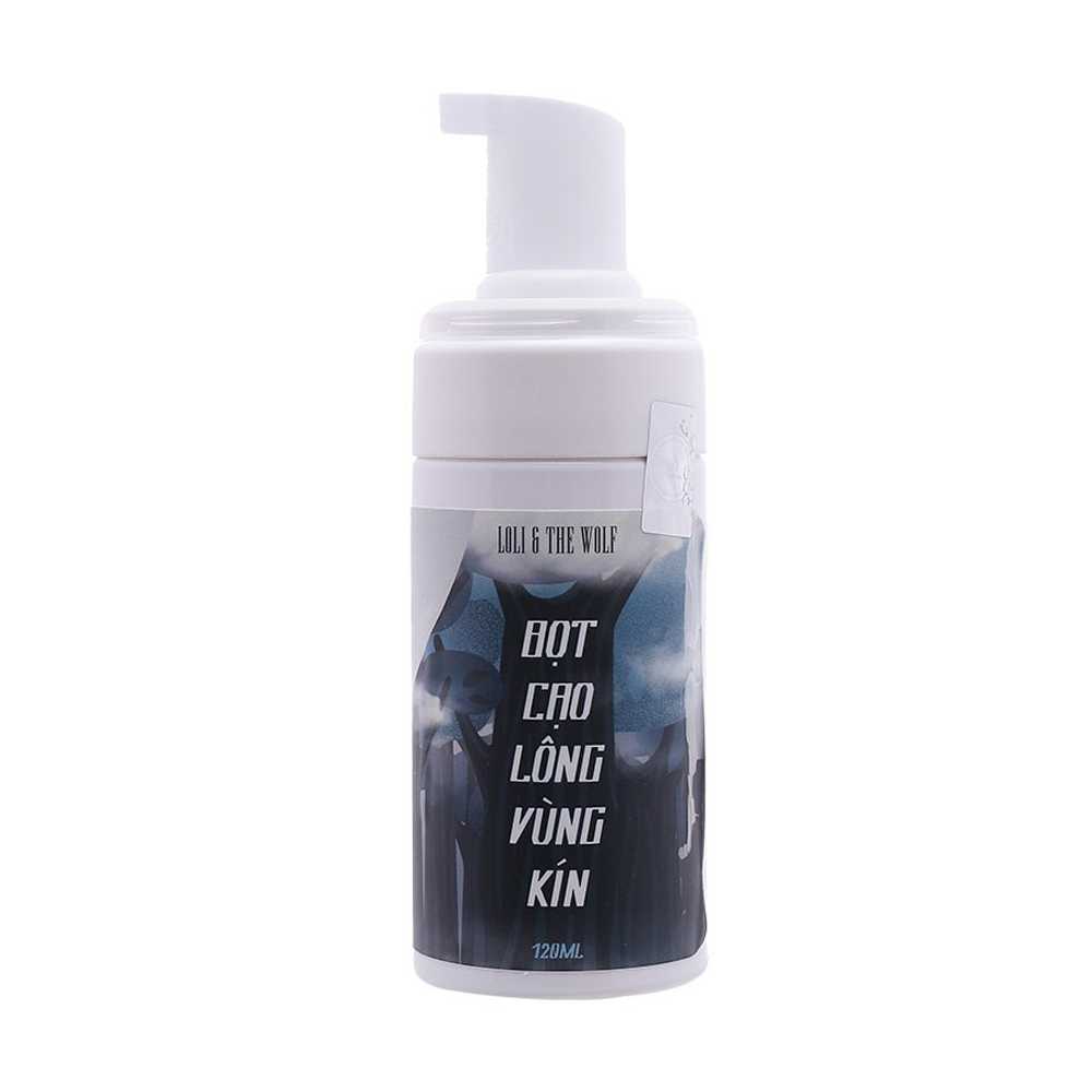 Bọt cạo lông vùng kín Loli & The Wolf (120ml)