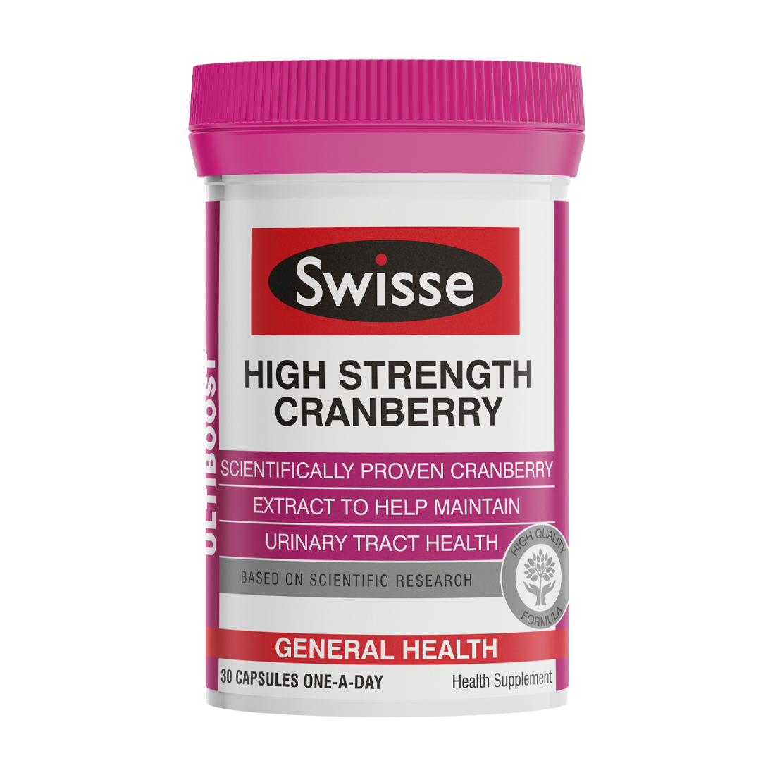 Thực phẩm bảo vệ sức khỏe viên uống hỗ trợ đường tiết niệu Swisse Ultiboost Cranberry (Lọ 30 viên)