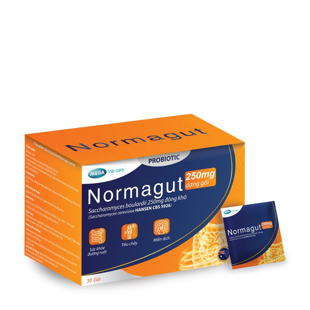 Thực phẩm bảo vệ sức khỏe bổ sung men vi sinh MGWC Normagut Sachet (Hộp 30 gói)