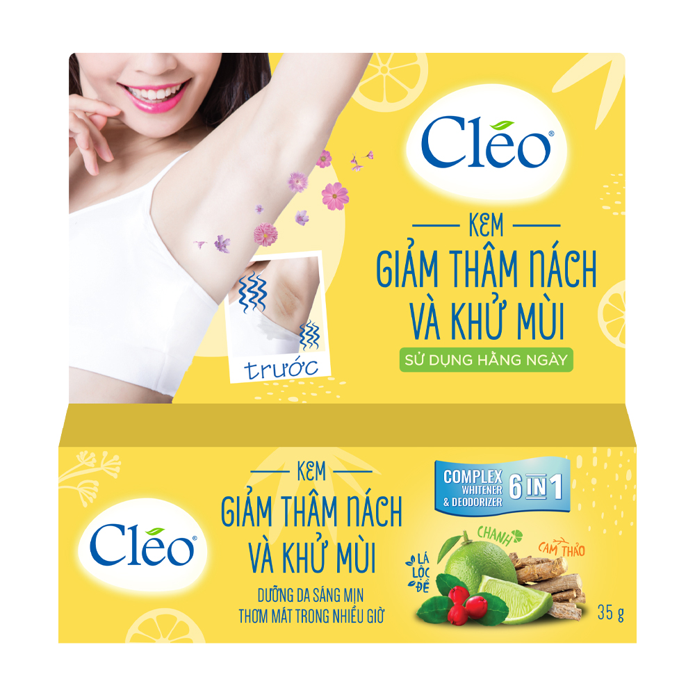Kem giảm thâm nách và khử mùi Cleo (35g)
