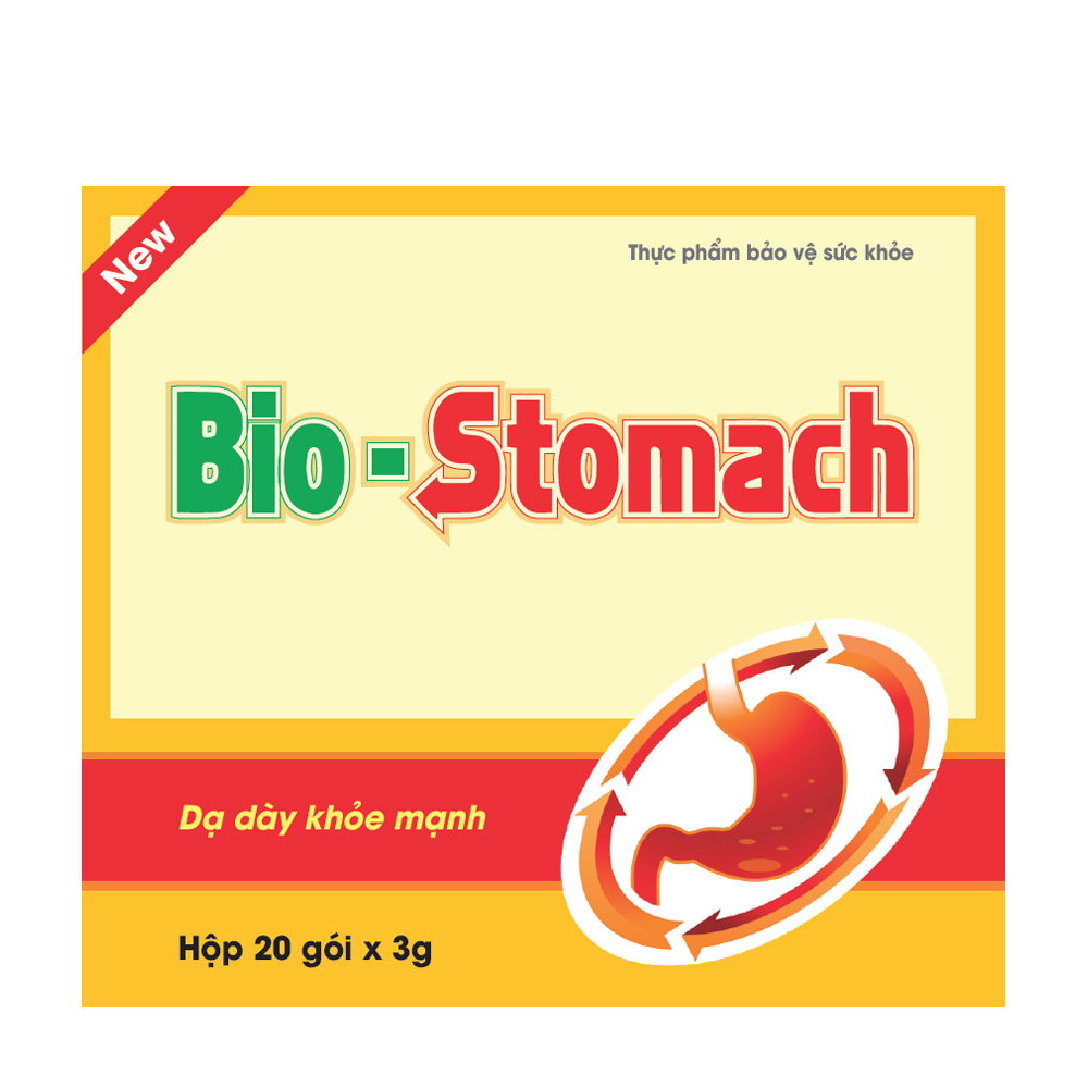 Thực phẩm bảo vệ sức khỏe hỗ trợ giảm đau dạ dày Bio Stomach (Hộp 20 gói)