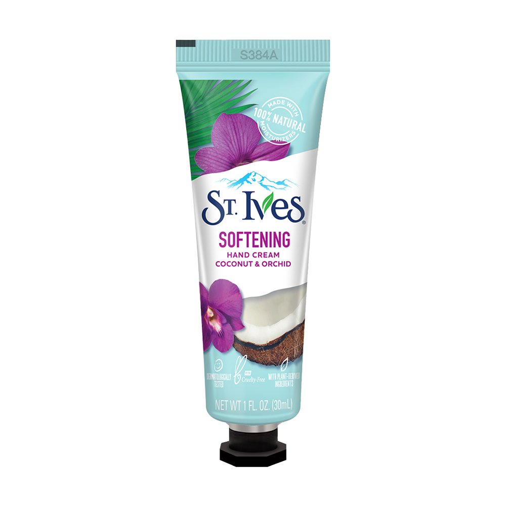 Kem dưỡng da tay dừa và hoa lan St.Ives Softening Coconut & Orchid Handcream (Tuýp 30ml)