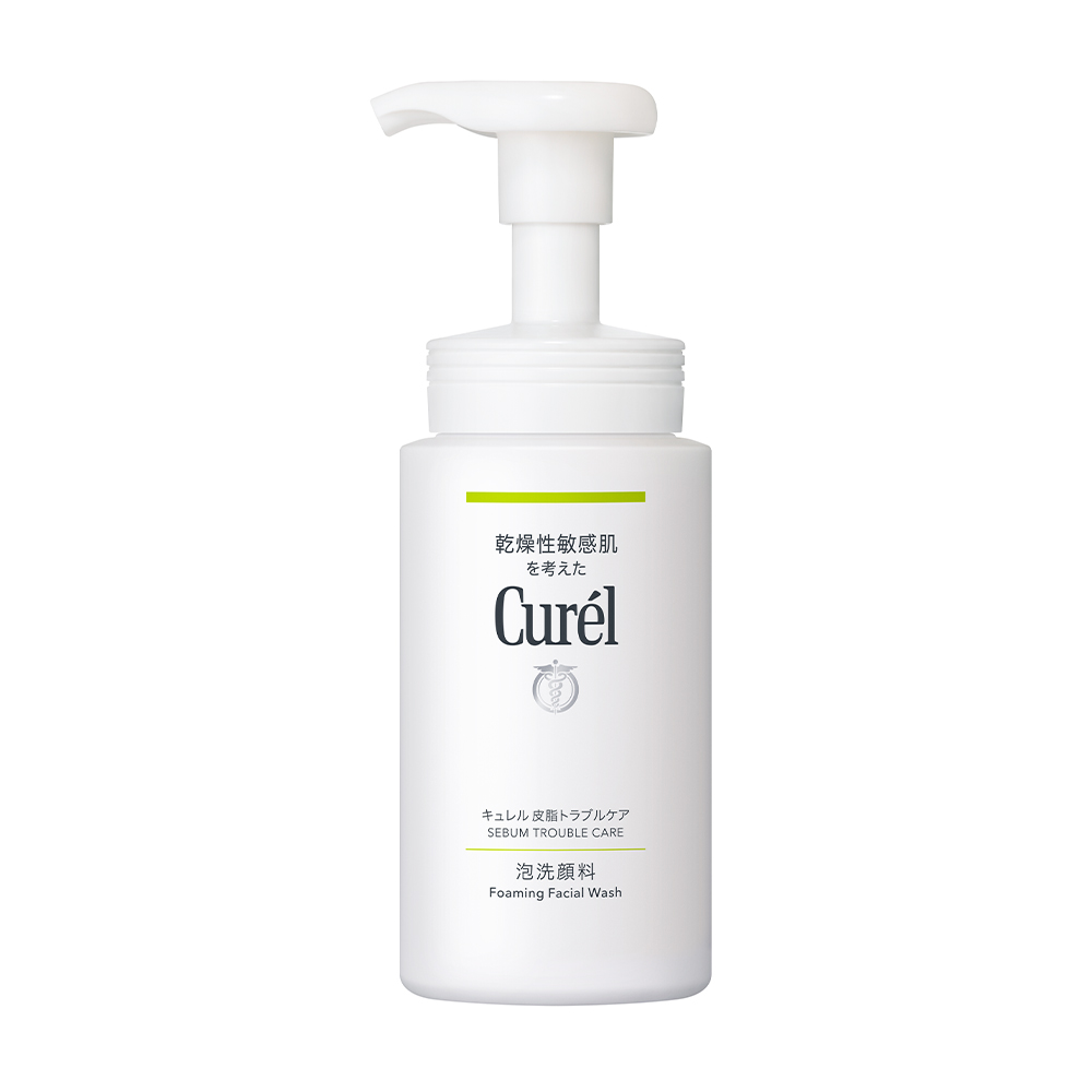 Sữa rửa mặt dạng bọt CUREL dành cho da dầu (Chai 150ml)