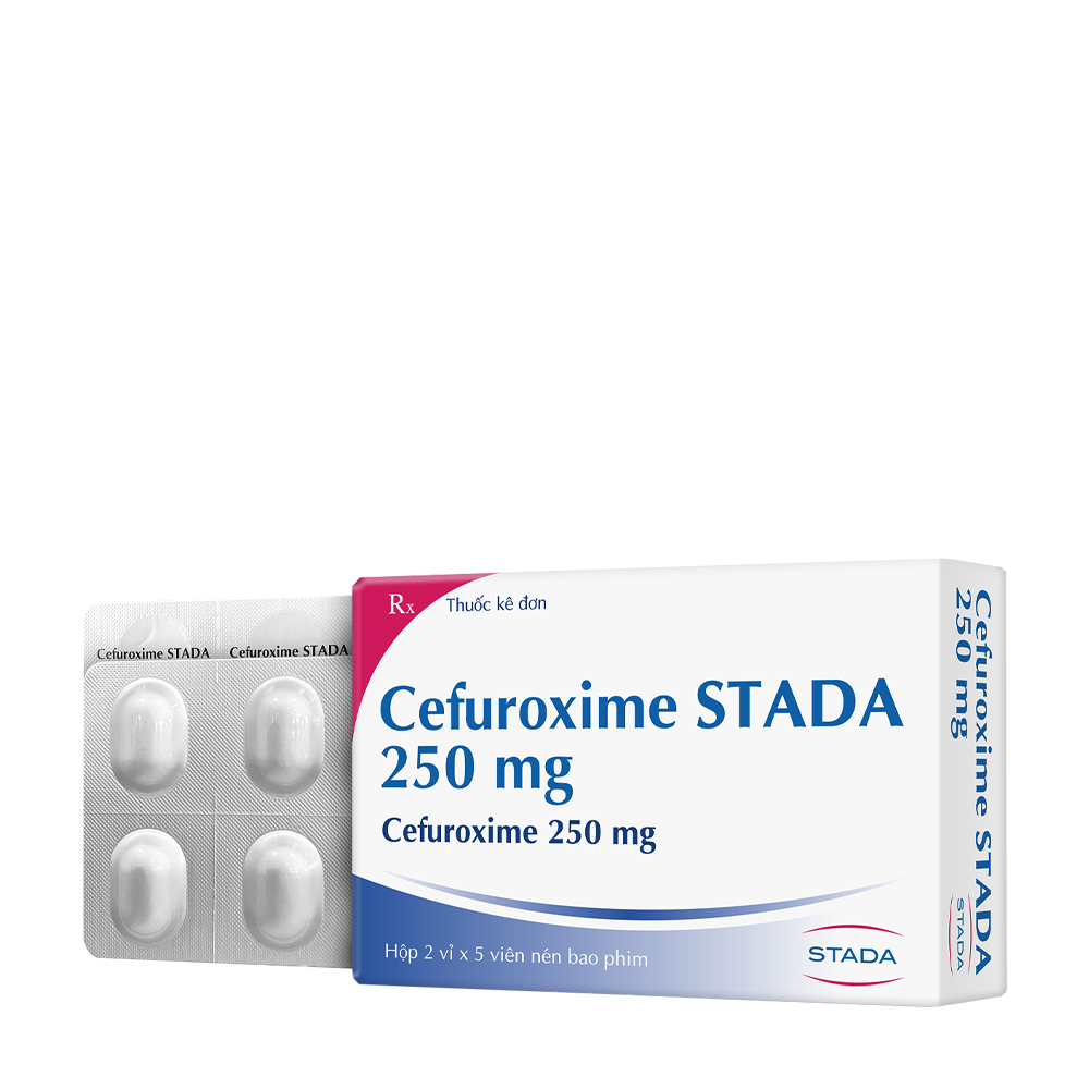 Cefuroxim STADA 250 mg (10Vi x 10Vien)