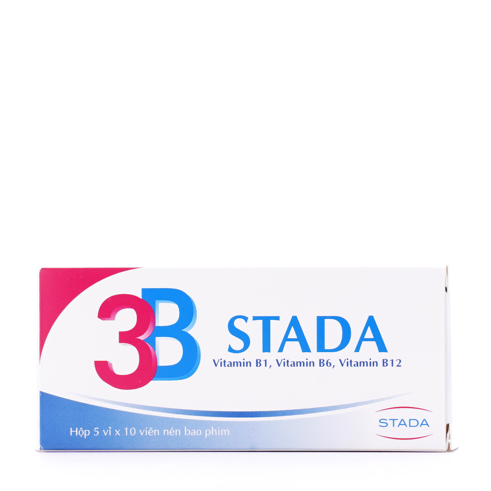 Viên nén 3B STADA trị viêm đau dây thần kinh, viêm đa dây thần kinh, bệnh thiếu máu (5 vỉ x 10 viên)