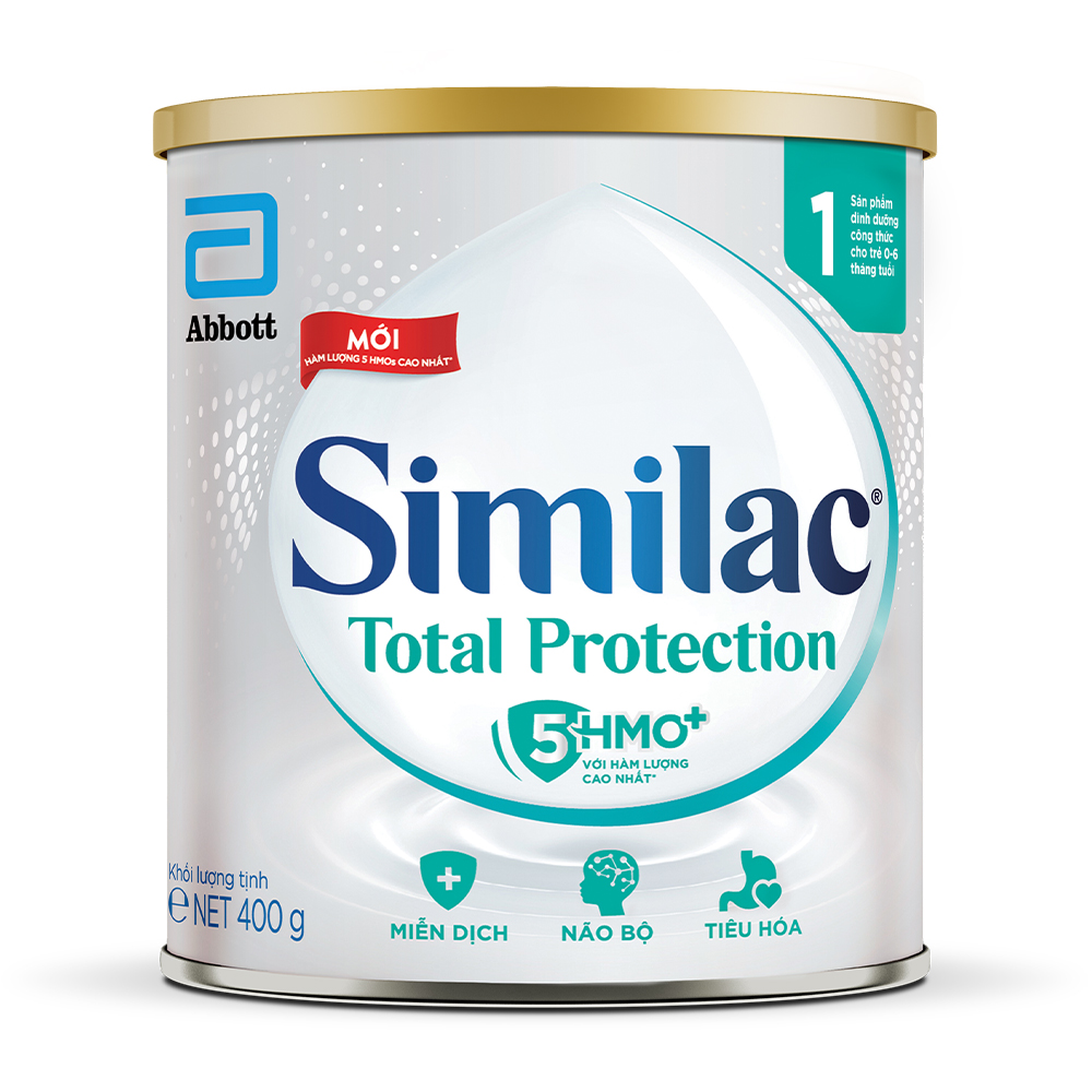 Sản phẩm dinh dưỡng công thức cho trẻ 0-6 tháng tuổi Similac Total Protection 1 (Hộp 400g)