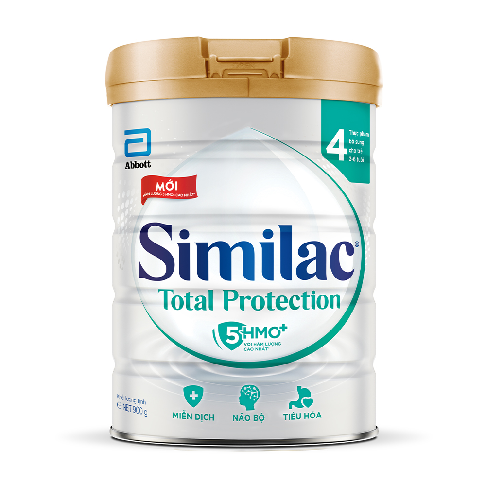 Sữa bột cho trẻ 2-6 tuổi Similac Total Protection 4 (Hộp 900g)