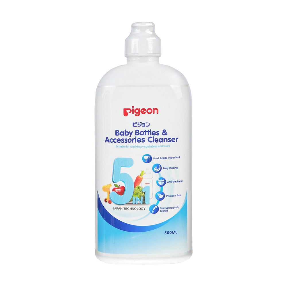 Dung dịch rửa bình sữa và phụ kiện Piegon (Chai 500ml)