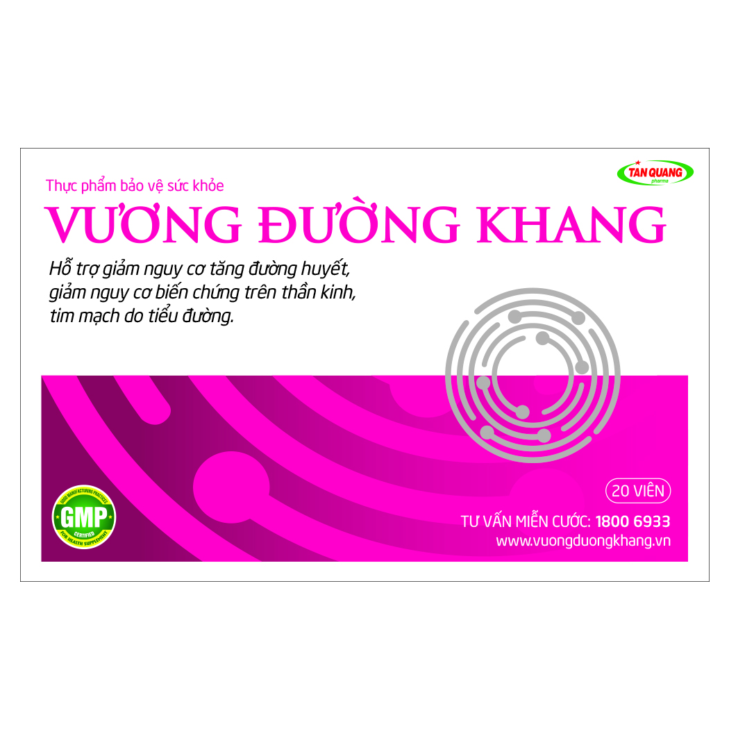 Vuong Duong Khang Giam Bien Chung Tieu Duong (Hop 2 vi x 10vien)